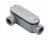 Topaz Lighting ELR3CG 1" LR Type Set Screw EMT Conduit Body with Cover & Gasket