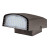 Topaz Lighting F-AWP/27/50K/BZ-80 27W LED Slim Wall Pack, Adjustable