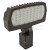 Topaz Lighting F-FL/90/50K/SF/BZ-67 90W Medium Low Profile Flood Light with Bronze Slipfitter Mount