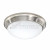 Topaz Lighting F-FM11/15/TL/G/30/BN 11" LED Dimmable Ceiling Light 3000K, Brushed Nickel