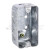 Topaz Lighting H4453 4" X 2" Steel Rectangle Drawn Handy Boxes 1-7/8" Deep 3/4" KO