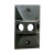 WCR1350B Topaz Lighting WCR1350B 1/2 Weatherproof, 3-Hole, Bronze, Rectangle Cover