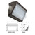 Westgate WMX-MD-20-80W-30K X-Gen None Cut-Off Glass Wall Pack Md Housing Adj. 20W-80W 30K 120-277V 0-10V | Westgate at lightingandsupplies.com