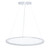Westgate Lighting SRPL-40W-MCT-D 23 Inch Architectural Round Suspended Clear Panel 40W MCT 3500K/4000K/5000K