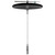Westgate SCL-CS1-12FT-BK Adj. 12Ft 1/16In Single Suspension Canopy Set With Keyhole End Connector, Non-Power Side, Black | Westgate at lightingandsupplies.com
