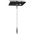 Westgate SCL-CSQ1P-6FT-NC-BK Adj. 6Ft 1/16In Single Square Suspension Canopy Set With Keyhole End Connector, Power Side, Without Cord, Black | Westgate at lightingandsupplies.com