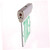 Westgate XT-EL1GCA-EM Edge-Lit Exit Sign Alum Housing Single-Face Clear Panel Green Letters | Westgate at lightingandsupplies.com