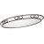 Lithonia Lighting 131006 Decorative Indoor Flush - Semi-Flush Artisten Oval