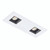 Aculux 655770 Aculux¨ LED 2 Head Adjustable Pinhole Trim 2SQ2APIN Adjustable Pinhole 2-Head Trim