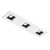 Aculux 655780 Aculux¨ LED 3 Head Adjustable Pinhole Trim 2SQ3APIN Adjustable Pinhole 3-Head Trim
