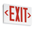 Juno Lighting 761951 NXPB Exit Sign NaviLite LED Thermoplastic Emergency Exit Sign Discontinued