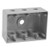 WP3B100/7 Global Electric and Industrial Products WP3B100/7 WP 3G Deep Box 2-5/8 - 7 X 1 Hole - Gray 54.0 Cu In 8259