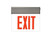 EDGELIT EXIT, RED LETTERS, SILVER, 1 SIDE, BATTERY BACKUP | EXE-RS1S | 105539 | Maxlite | Maxlite at lightingandsupplies.com