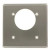 7892 - Commercial 2-Gang Power Outlet 2.275" Dia Holes Offset - Enerlites