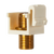 Enerlites 6101-LA Decorator Adaptergold F-Type Coupler Bulkhead F To F La