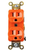 61500-IG-O - Isolated Ground Duplex Receptacle 15A 125V 5-15R Or - Enerlites