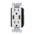 61501-TR2USB-S-W - Dual Type A Usb Duplex Receptacle 4.0A 15A Wh - Enerlites