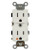 61510-TR-W - Isolated Ground Tr Duplex Receptacle 15A 125V 5-15R Wh - Enerlites