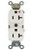 61550-IG-W - Isolated Ground Duplex Receptacle 15A 250V 6-15R Wh - Enerlites