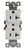 62040-I - Commercial Duplex Receptacle 20A 125V 5-20R Iv - Enerlites