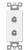 6506-I - Molded-In Voice & Audio/Video Duplex F-Type Connector Wall Jacks F To F Iv - Enerlites