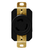 66410-BK - Industrial Grade Locking Receptacle 20A 250V 2-Pole 3-Wire L6-20R Bk - Enerlites