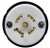 66600-BK - Industrial Grade Locking Plug 20A 120/208V 4-Pole 5-Wire Grounding L21-20P Bk - Enerlites