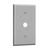 Enerlites 7761O Commercial Over-Size 1 G Phone/Cable Metal Plate 0.625" Dia. Hole Stainless Steel