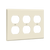 Enerlites 8823-LA Duplex Receptacle Plate 3-Gang La