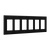 Enerlites 8836-BK Decorator/Gfci Standard Wall Plate 6-Gang Bk