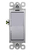 91150-GY - Resi Decorator Switch Quiet 15A Single Pole 120-277V Gy - Enerlites