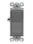 93150-GY - Resi Decorator Switch Quiet 15A 3-Way 120-277V Gy - Enerlites