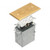 Enerlites 975506-C 1 G Floor Box Assembly With 20A Twr Duplex Receptacle (62040-Twr-W) Brass