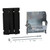 9422RM1 Schneider Electric 9422RM1 Disconnect mechanism, circuit breaker, variable depth, 800/1200A, 3 pole, operator only, for PowerPact M and P breakers