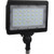 Satco 65-537R1 LED Large Flood Light; 50W; 3000K; Bronze Finish; 100V-277V; Dimmable