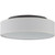 Satco 62-525 Heather; LED Flush Fixture with White Linen Shade