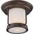 Satco 62-633 Bethany; LED Outdoor Flush Fixture with Satin White Glass