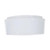 Satco 50-336 10 in.; White Drum Glass Shade; 10-5/8 in.; Diameter; 9-7/8 in.; Fitter; 4-3/16 in.; Height; Sprayed Inside White