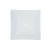 Satco 50-375 14 in.; Square Glass Lamp Shade; White Finish