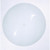 Satco 50-376 Round White Diffuser; 13 in.; Diameter; Glass Globe Shade; White
