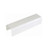 Satco 50-379 14 in.; U-Bend Shade; Horizontal Hole Centered From End; White; 1/8 Slip