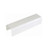 Satco 50-380 24 in.; U-Bend Shade; Horizontal Hole Centered 6-1/2 in.; From End; White; 1/8 Slip