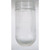Satco 50-547 THD Fitter Crystal Bulb Shade; 3-11/32 in.; Diameter; 3-11/64 in.; Screw Fitter; 6-15/16 in.; Height; Clear Ribbed Glass