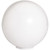 Satco 50-785 White Acrylic Globe; 12 in.; Diameter; 5-1/4 in.; Fitter