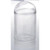 Satco 50-919 Clear Glass Jelly Jar; 3-11/32 in.; Diameter; 3-11/64 in.; Screw Fitter; 6-15/16 in.; Height