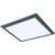 Satco 62-1183 45W; 25 in.; x 25 in.; Surface Mount LED Fixture; 3000K; Bronze Finish; 120/277V