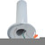 Satco 62-1301 7 inch Blink Pendant Kit; White Finish