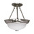 Satco 60-200 2 Light; 11 in.; Semi-Flush; Alabaster Glass