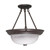 Satco 60-209 2 Light; 13 in.; Semi-Flush; Alabaster Glass