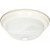 Satco 60-223 3 Light; 15 in.; Flush Mount; Alabaster Glass
